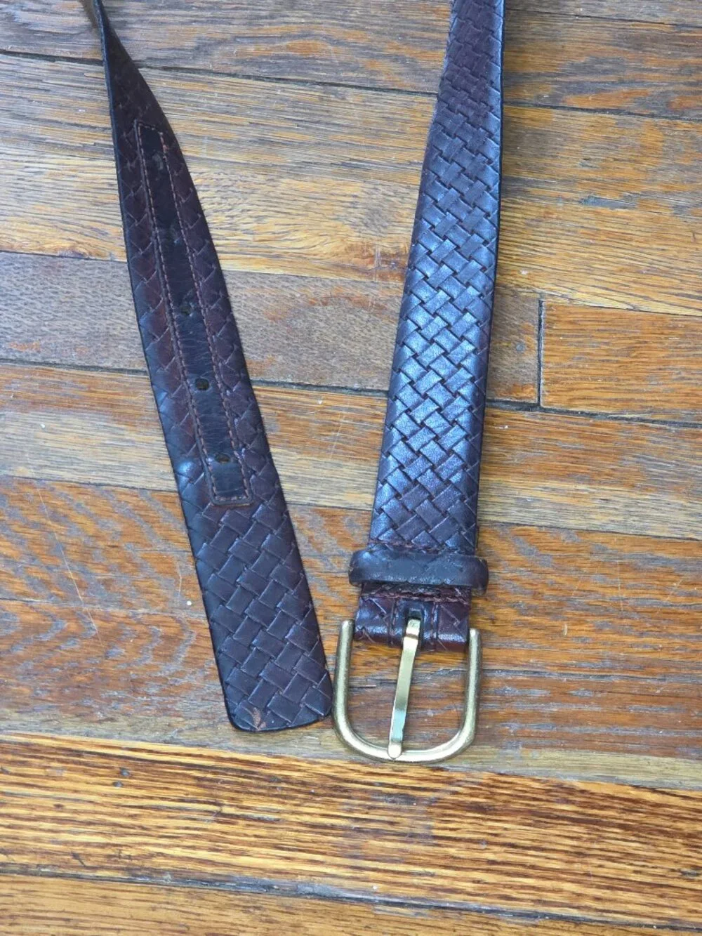 Embossed Full Grain Leather Belt